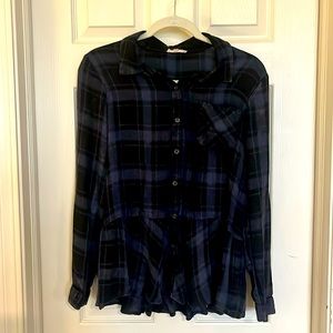 Mystree Plaid button down